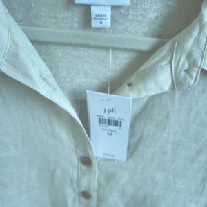 Never worn linen top from J. Jill